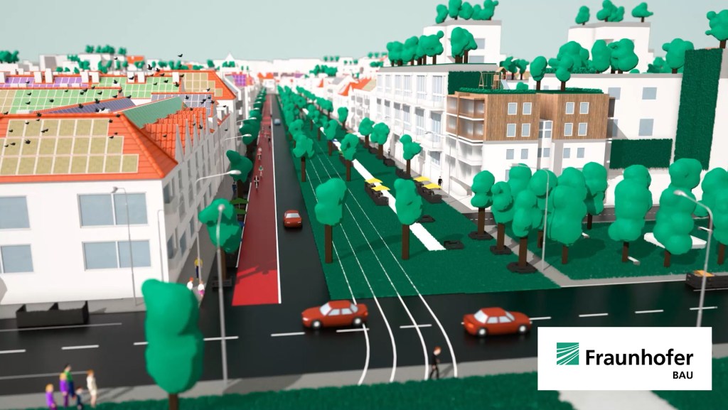 Die Fraunhofer-Allianz Bau zeigt auf der Messe BAU 2025 Produkte und Systemlösungen für eine bezahlbare, nachhaltige, und sichere Bauwirtschaft. (Copyright: Fraunhofer-Allianz Bau)