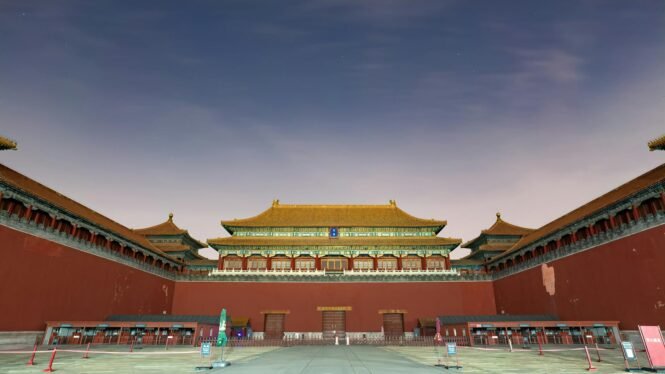 meridian gate at forbidden city in beijing china | Pugnalom