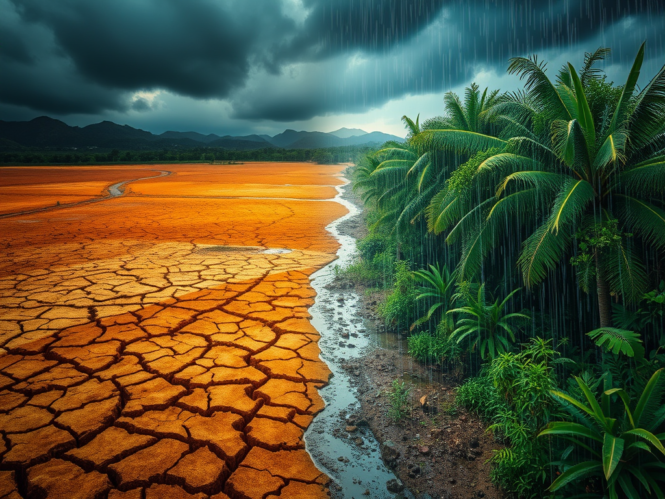 Monsunregen. Symbolbild. Vredits: LabNews Media LLC