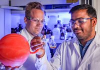 rof. Dr. Johannes Teichert und Dr. Mahadeb Gorai, credits: Jacob Müller, TU Chemnitz