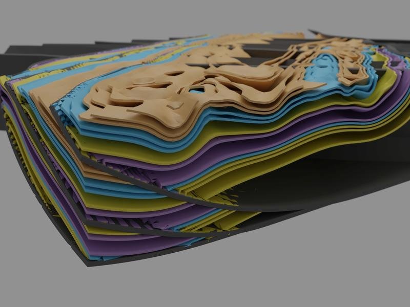 Geologische Modelle ermöglichen das Potential im Rheinischen Revier abzuschätzen. | Quelle: Florian Wellmann | Copyright: F. Wellmann / Fraunhofer IEG