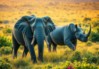 Große Pflanzenfresser: Ökosysteme zeigen Stabilität trotz Umweltkrisen. Credits: Pugnalom by LabNews Media LLC