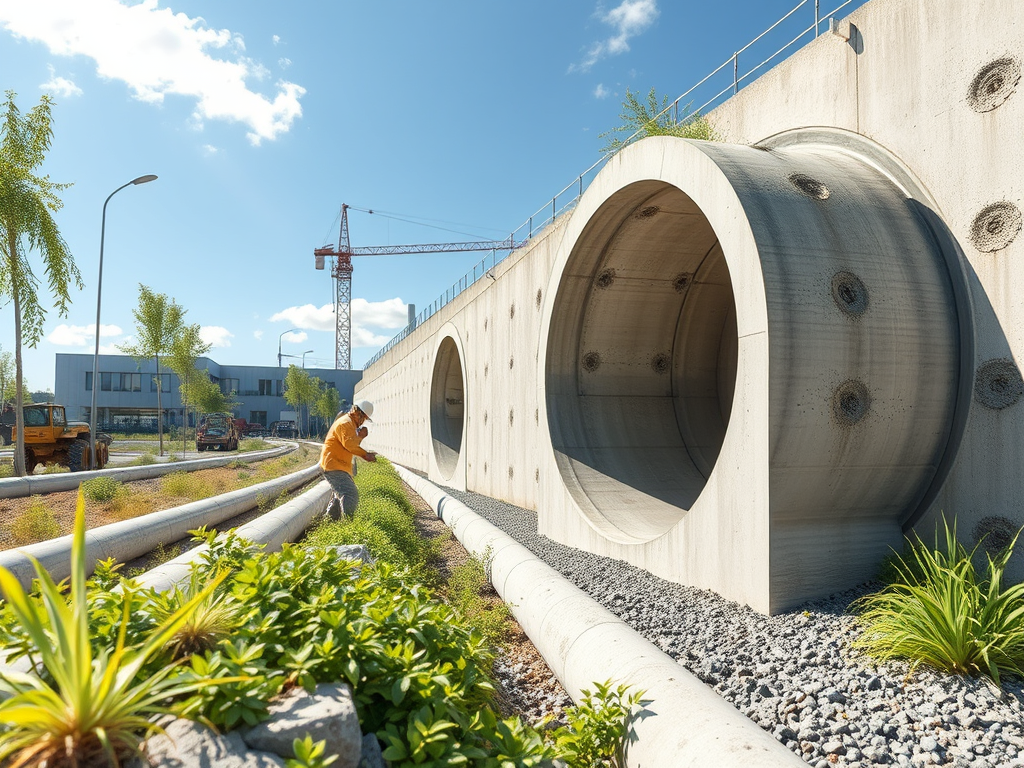Ingenieure verwandeln Klärschlamm in nachhaltigen Beton