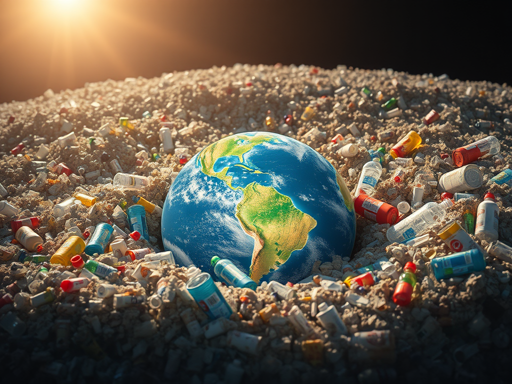 Globaler Plastikvertrag: Ein Lichtblick gegen Plastikmüll. Credits: Pugnalom by LabNews Media LLC