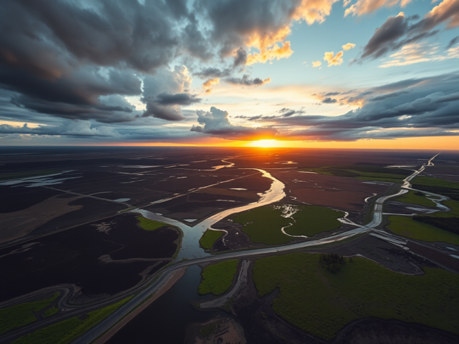 Forderung nach umfassender Forschung zu Gesundheitsrisiken durch Ölsandabfälle in Kanada. Credits: LabNews Media LLC / Pugnalom