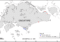 Map of Singapore and nearby waters showing two marker symbols (blue and red triangles) identifying species locations.