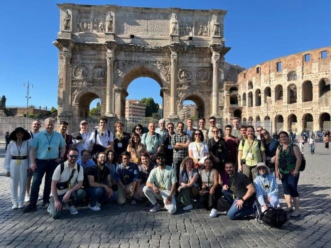In StoRIES arbeiteten Nachwuchsforschende aus ganz Europa gemeinsam an hybriden Speicherlösungen?????? – unter anderem bei Summer Schools wie hier in Rom. | Quelle: HIU/KIT | Copyright: HIU/KIT