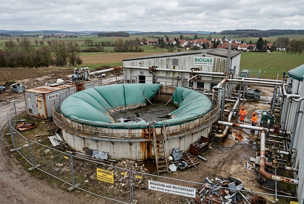 Über 70 Prozent der Biogasanlagen mit erheblichen Mängeln. Symbolbild. Credits: LabNews Media LLC