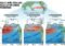 Infographic about El Niño–Southern Oscillation: three panels compare Normal Conditions, El Niño, and La Niña in the Pacific, showing warm water pool, upwelling, thermocline depth, trade winds, and associated rainfall patterns.
