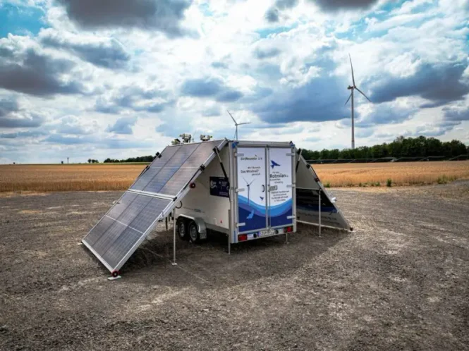 Mobiles Anti-Kollisionssystem soll Tiere in Windparks besser schützen. Credits: ZSW