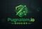 Neon green shield logo with a dagger and circuit design, text reads 'Pugnalom.io Dossier'.