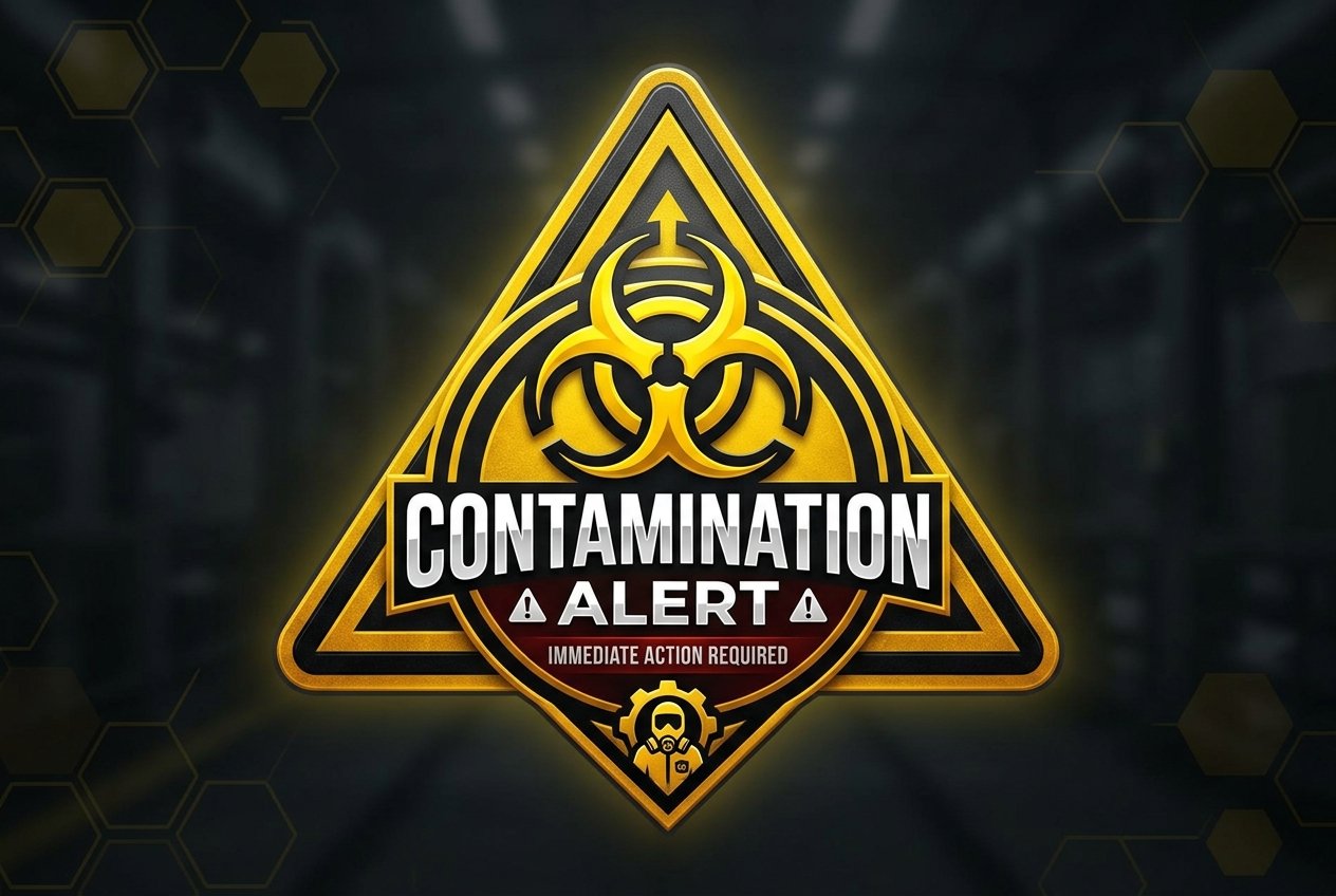 Contamination Alert. Symbolbild. Credits: Pugnalom.io