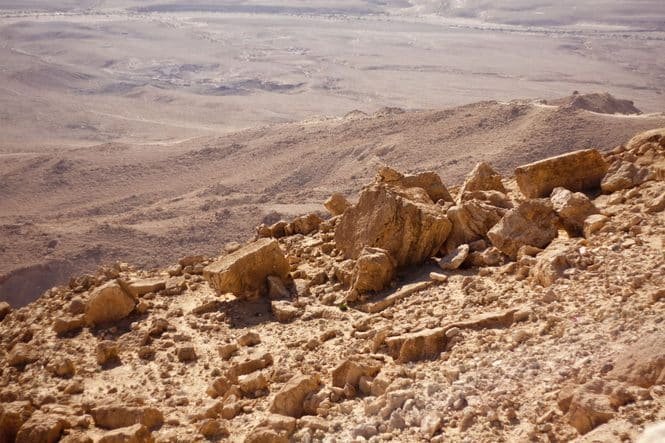 Die Negev: unwirtlich und mit nur wenig Leben. Credits: Svetlana B, pexels